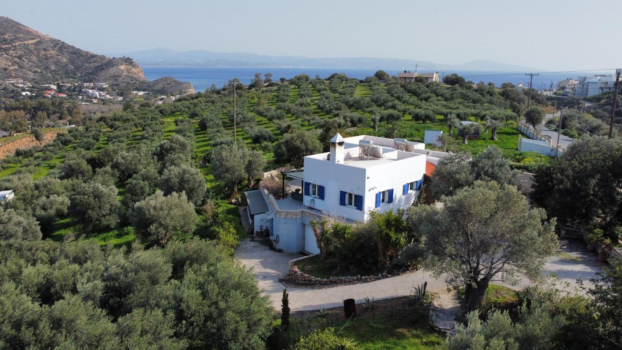 Villa Francesca Agia Galini Exteriör bild